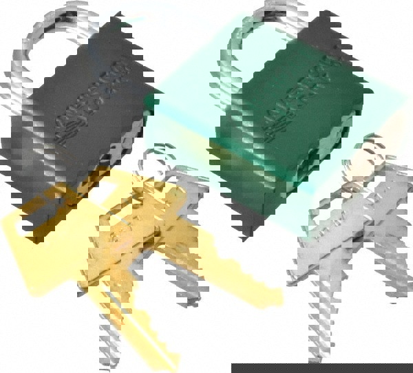 Lockout Padlock: Keyed Different, Alumin